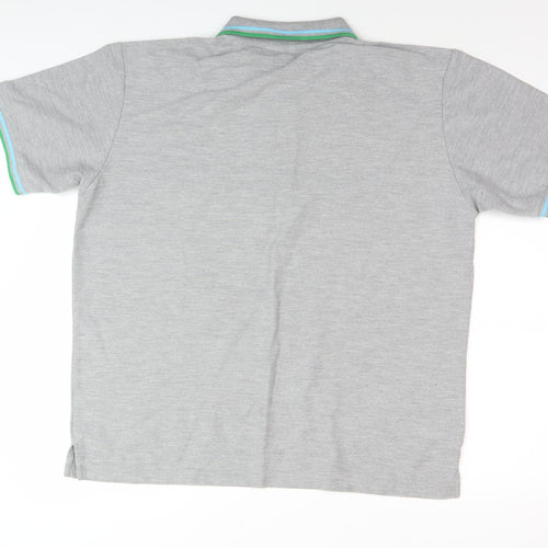 Slazenger Grey Men's XL Polo Shirt Short Sleeve