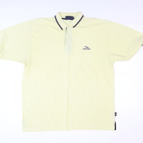Donnay Golf Men's Yellow XL Polo Shirt