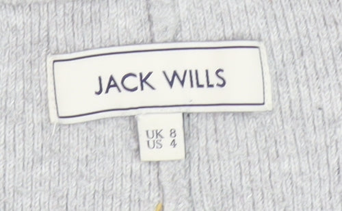 Jack Wills Women's Grey Joggers Size 8