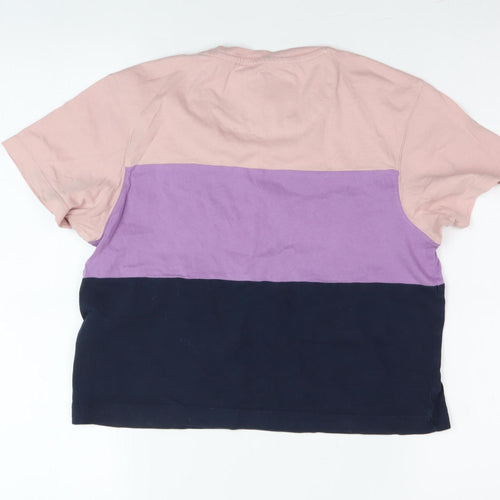 Jack Wills Women's Multicoloured Jersey T-Shirt Size 6