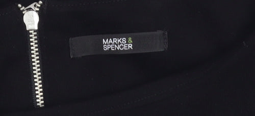 Marks and Spencer Women's Black Dress 14 Studded