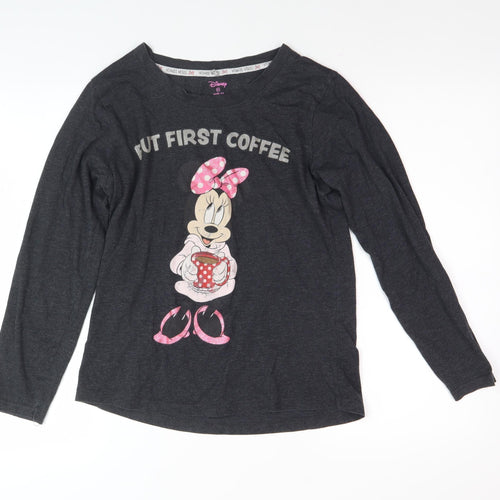 Disney Minnie Mouse Women's Black XS Long Sleeve T-Shirt