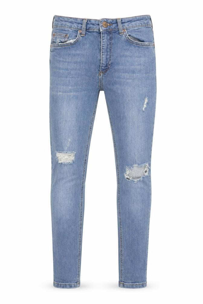 Front view of Miss Selfridge Women's Blue Skinny Jeans -, size 10