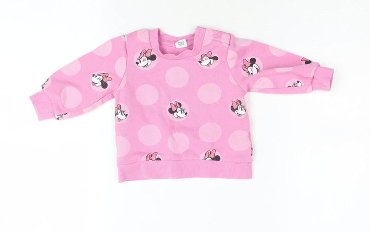 Disney at Primark Pink Minnie Mouse Baby Jumper 6-9 Months