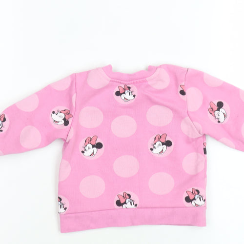 Disney at Primark Pink Minnie Mouse Baby Jumper 6-9 Months