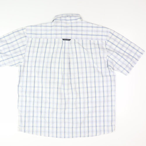 Fred Perry Men's Blue XL Casual Check Shirt