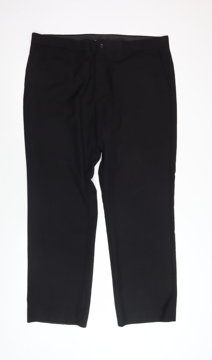 BHS Men's Black Trousers Size 40