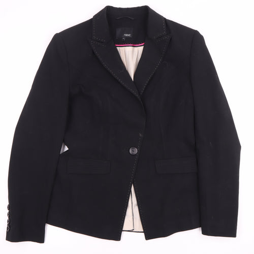 Next Women's Black Blazer, Size 12, Regular Fit