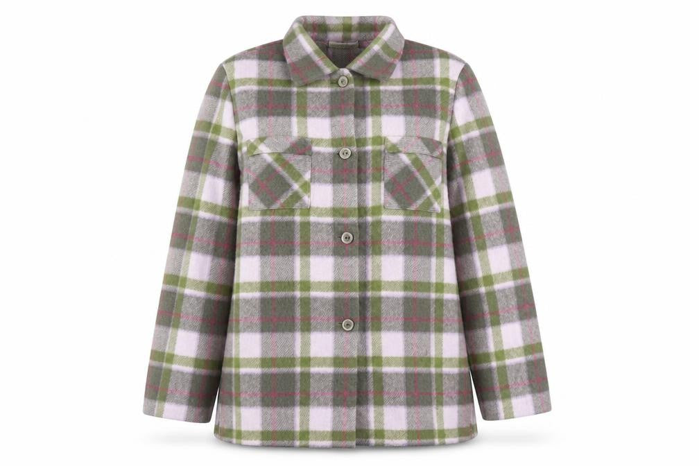 Schneberger Women's Multicoloured Plaid Jacket Size 14