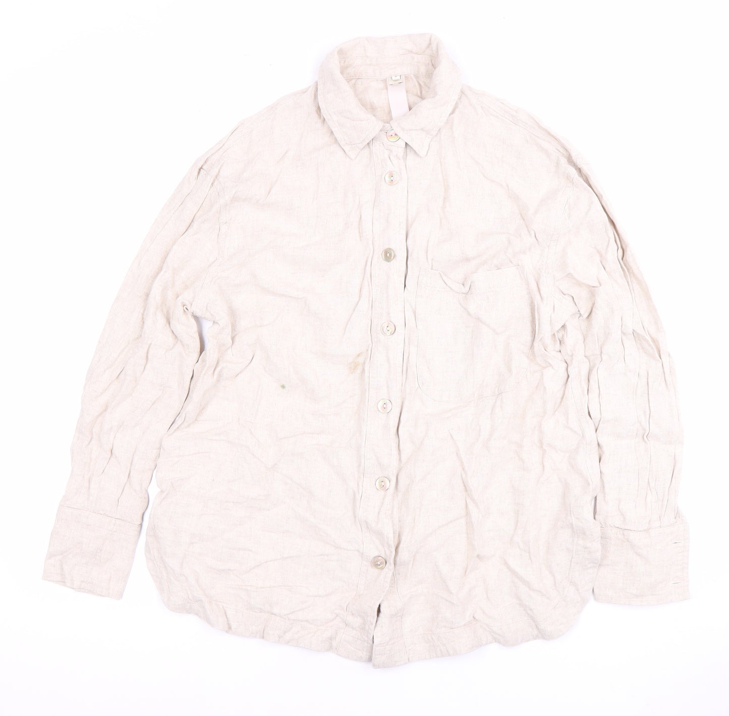 River Island Women's Ivory S Button-Up Shirt