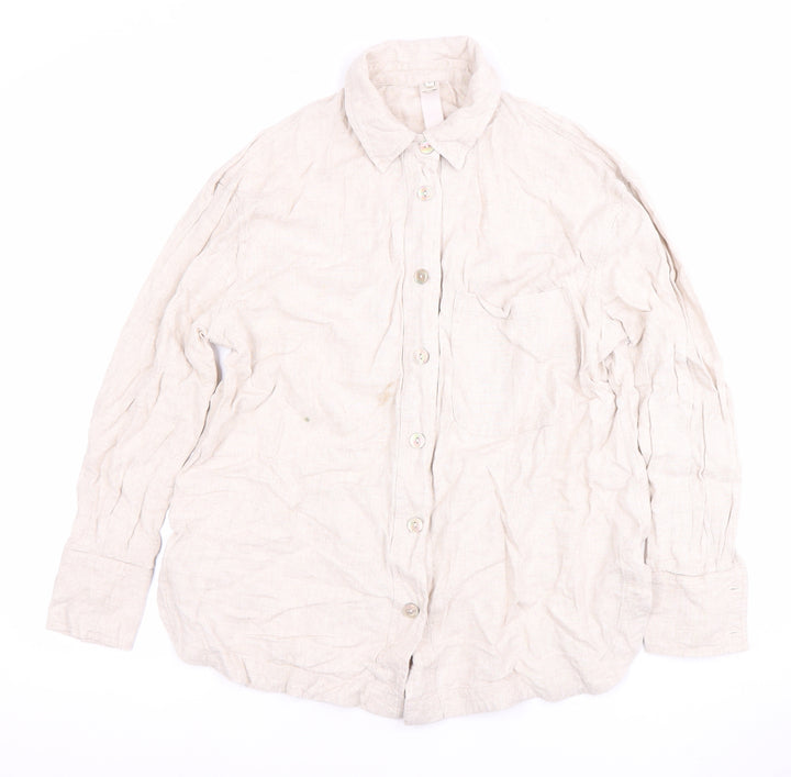River Island Women's Ivory S Button-Up Shirt