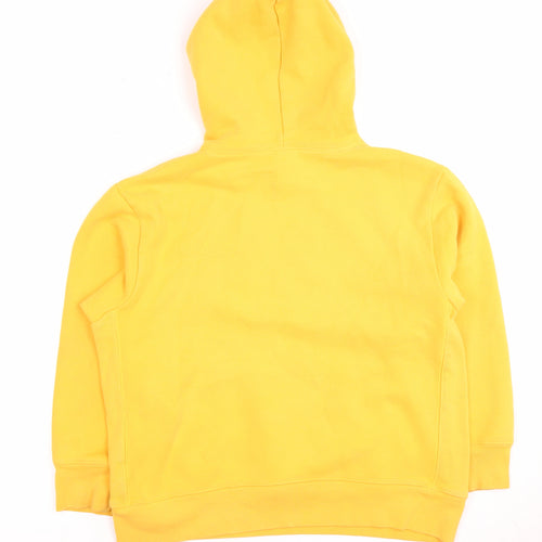 GAP Boys Yellow Pullover Hoodie, Size 10 Years, Motorsport Theme