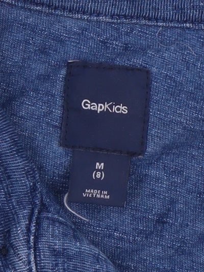 GapKids Boys Blue Polo Shirt, 8 Years, 100% Cotton, Casual