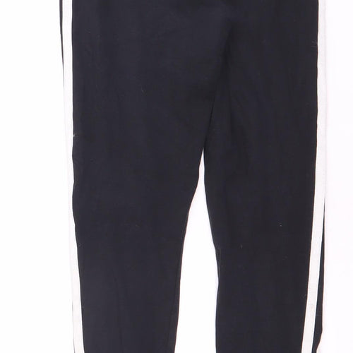 Adidas Girls Black Track Pants 8-9 Years