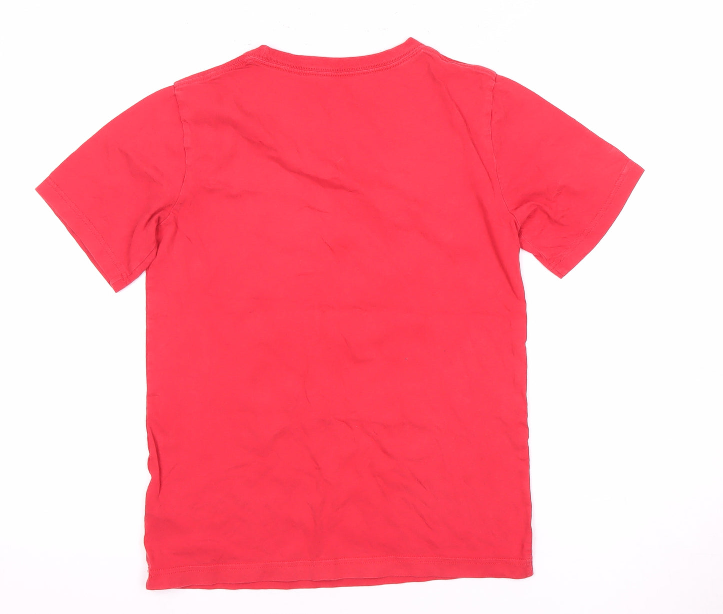 Converse Boys Red Graphic Print T-Shirt, Size L