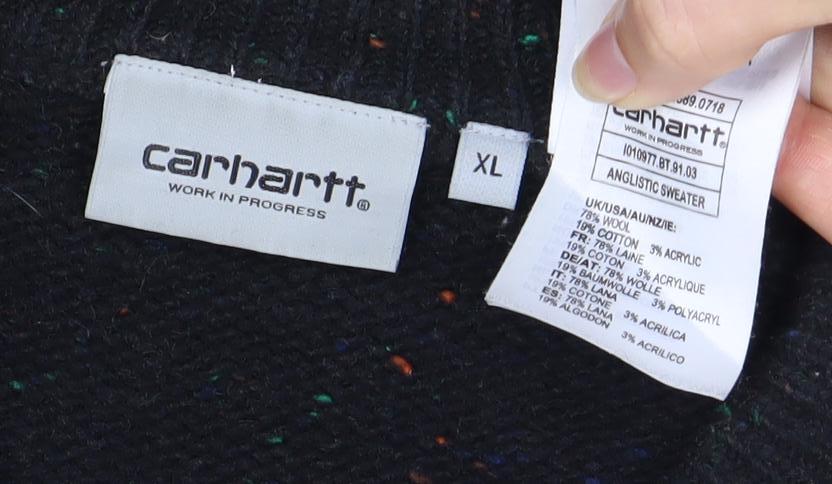 Carhartt Black XL Men's Pullover Jumper