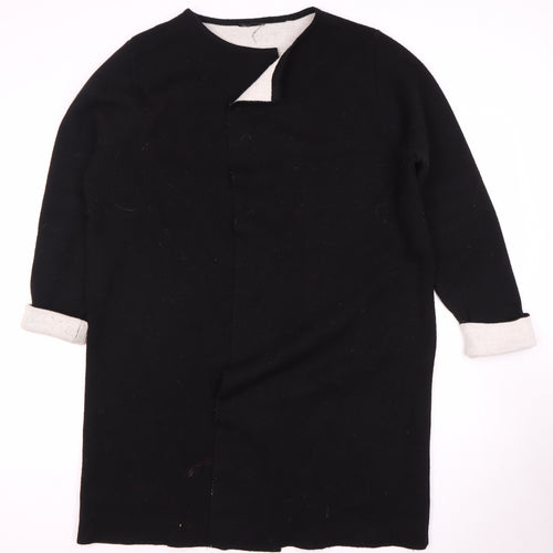 Wallis Women's Black Cardigan L Jersey Long Sleeve