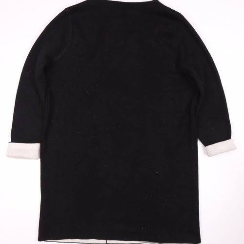 Wallis Women's Black Cardigan L Jersey Long Sleeve