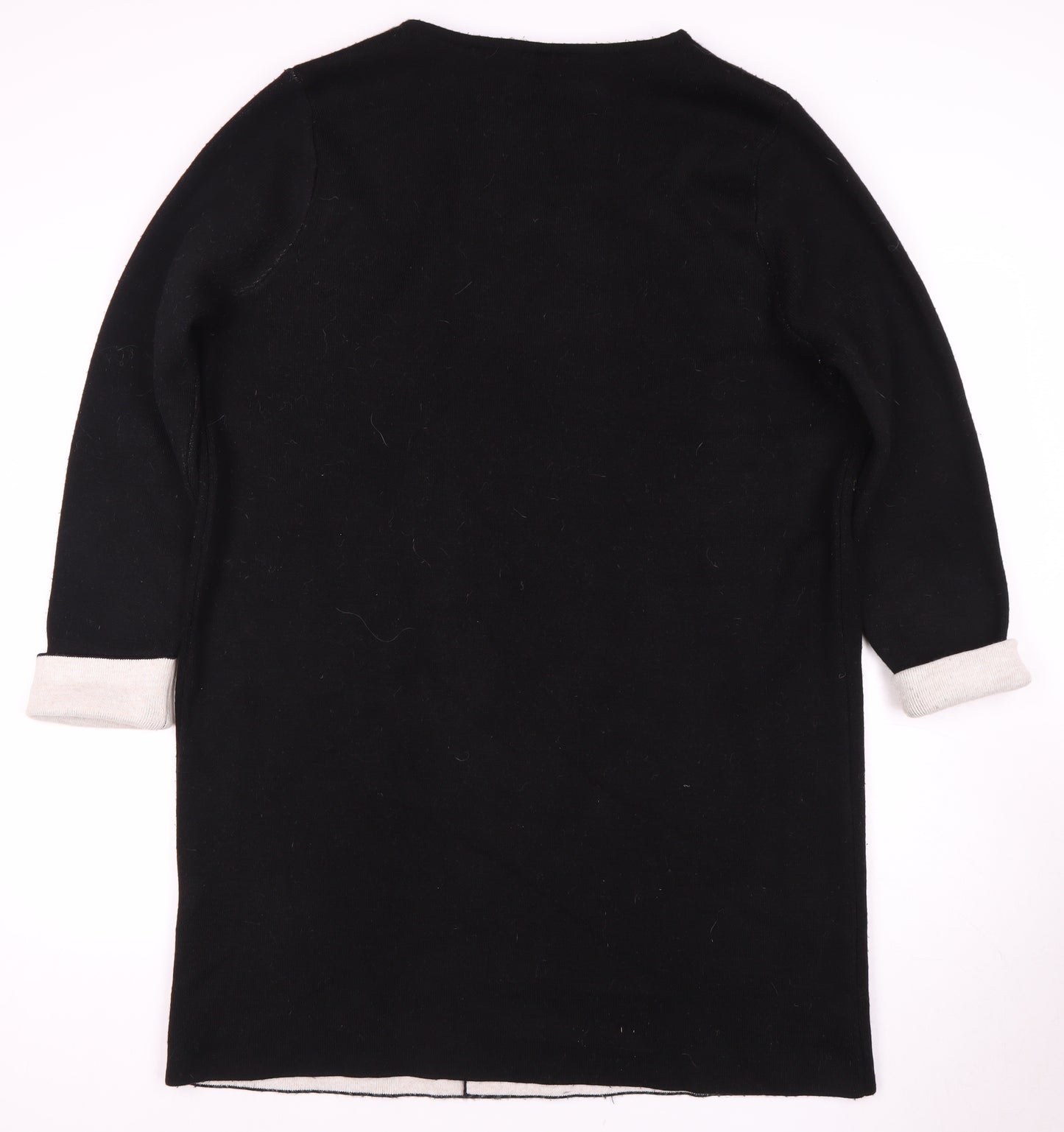 Wallis Women's Black Cardigan L Jersey Long Sleeve