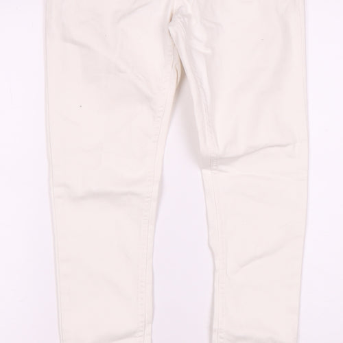 New Look Ivory High Rise Skinny Jeans for Women