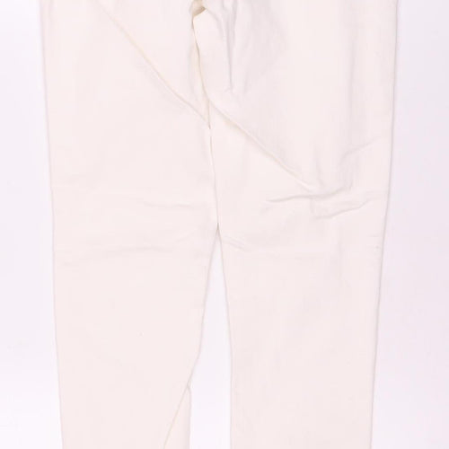 New Look Ivory High Rise Skinny Jeans for Women