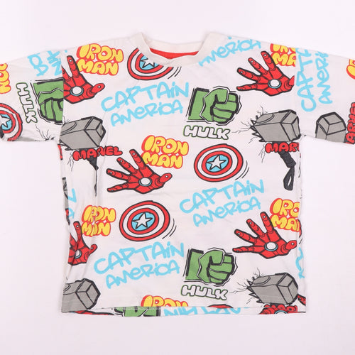Next Boys Multicoloured Marvel T-Shirt 4-5 Years Pullover