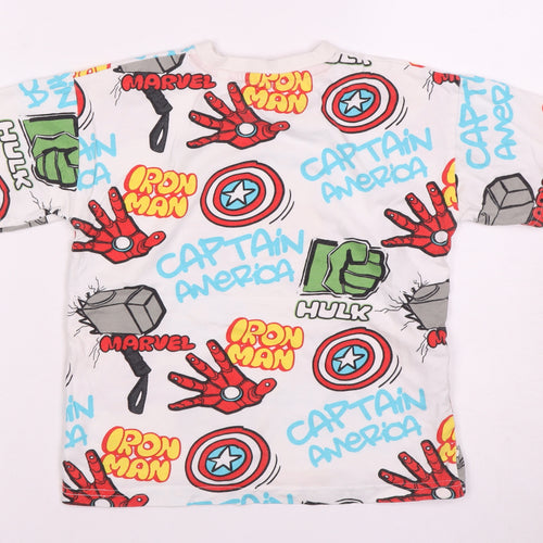 Next Boys Multicoloured Marvel T-Shirt 4-5 Years Pullover