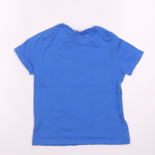 Boys Batman Blue T-Shirt 4-5 Years Superhero Logo Casual