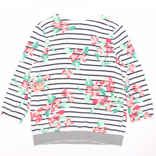 Lands' End Women's Multicoloured Floral Top S