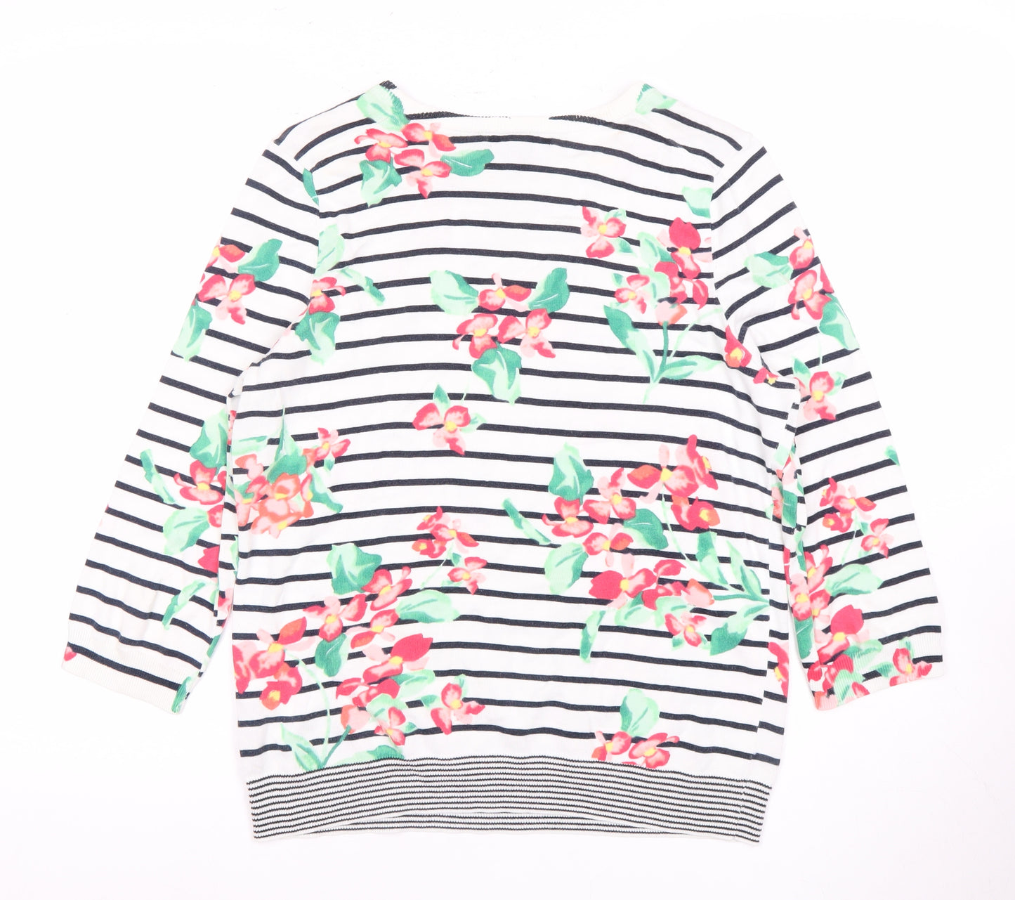 Lands' End Women's Multicoloured Floral Top S