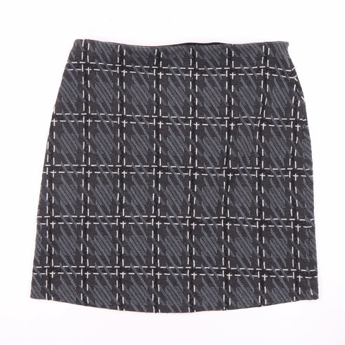 Marks and Spencer Women's Black Check Pencil Skirt