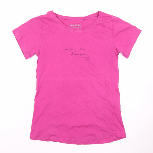 Craghoppers Pink Women's Cotton T-Shirt Size 10