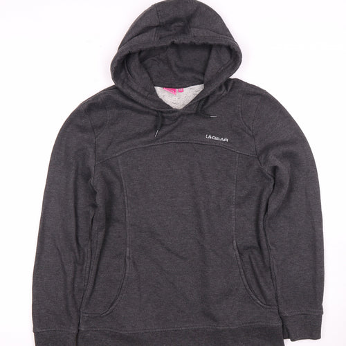LA Gear Women's Grey Pullover Hoodie Size 10