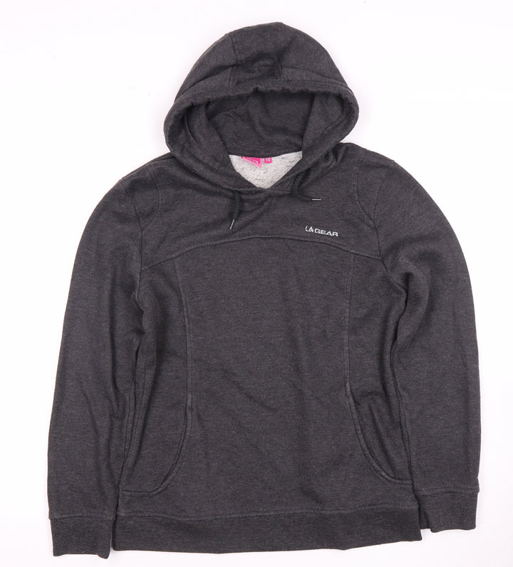LA Gear Women's Grey Pullover Hoodie Size 10