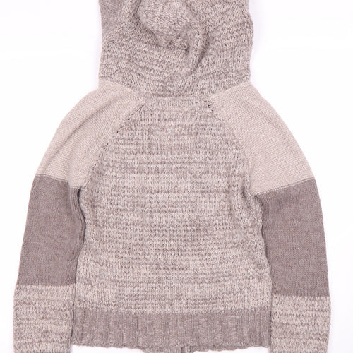 Soulcal California Women's Grey Hooded Cardigan, Size 12