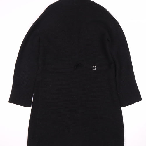 Planet Black Women's Medium Open Front Cardigan with Buckle