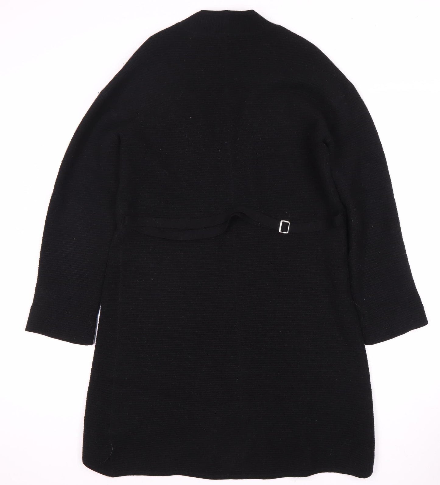 Planet Black Women's Medium Open Front Cardigan with Buckle