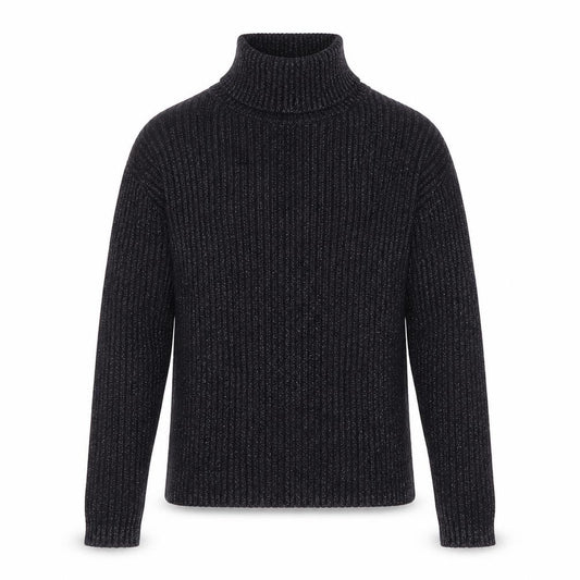 Front view of Next girls’ black high neck jumper 10 years