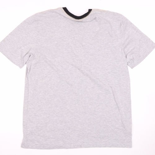 Liverpool FC Men's Grey Short Sleeve Pyjama Top L