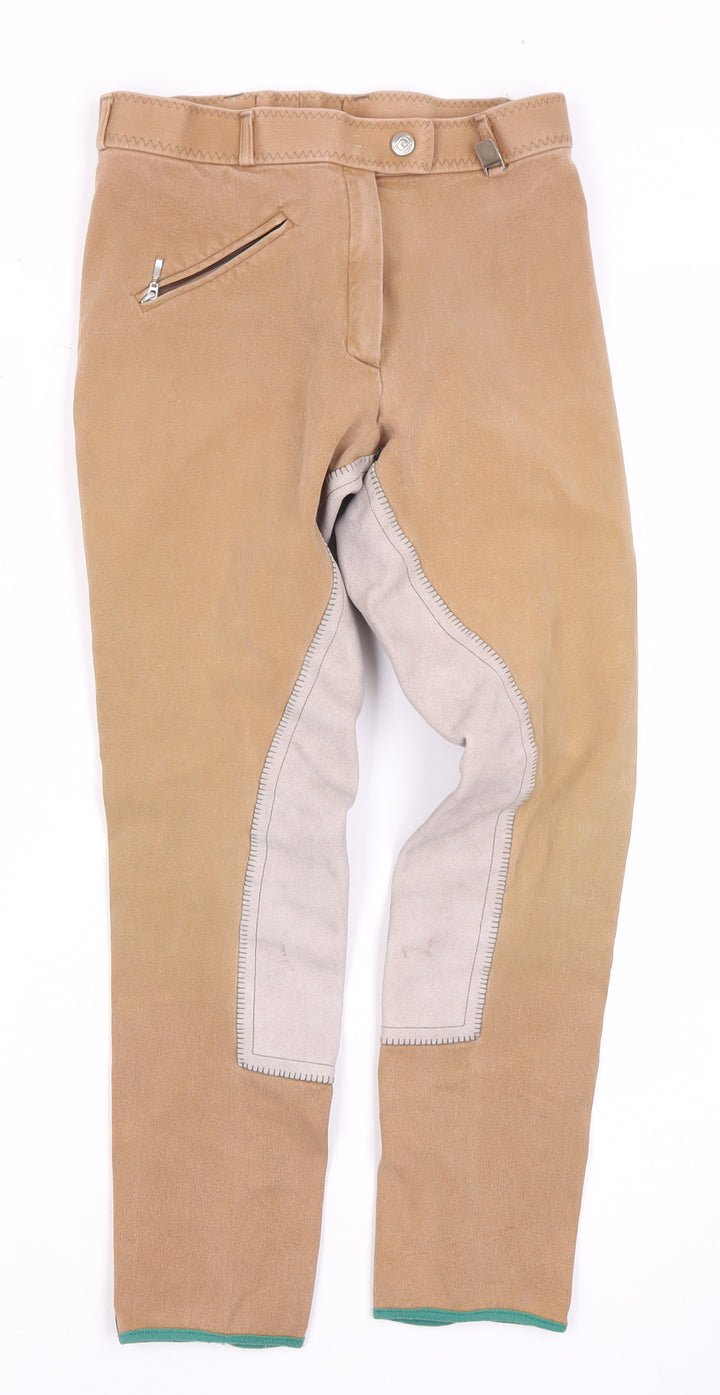 Cavallo Women's Beige Jodhpurs 10 Casual Cotton