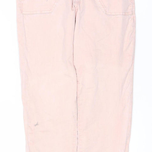 Marks and Spencer Women's Pink Cargo Trousers Size 10