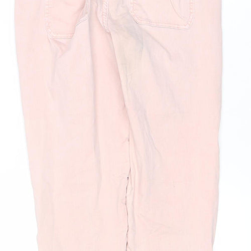 Marks and Spencer Women's Pink Cargo Trousers Size 10