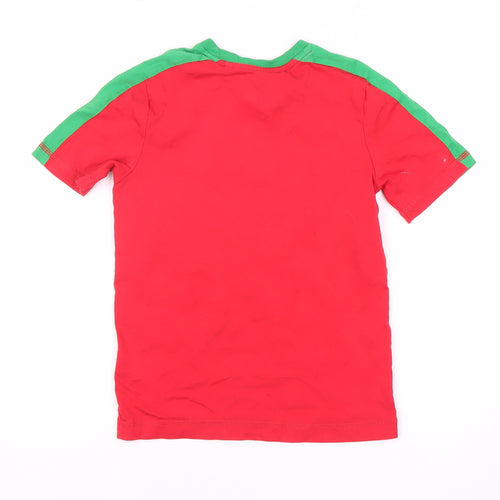 F&F Cymru Wales Sporty Boys Red Graphic T-Shirt, Size 6-7 Years, Comfy Cotton