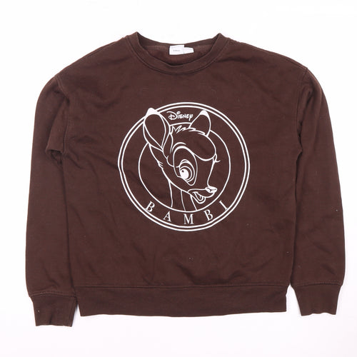 Disney Bambi Brown Sweatshirt, 2XS, Casual Winter