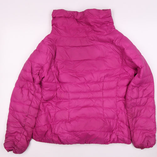 Eddie Bauer Women's Pink Puffer Jacket Size 12 Winter