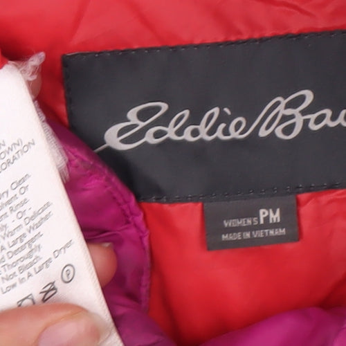 Eddie Bauer Women's Pink Puffer Jacket Size 12 Winter