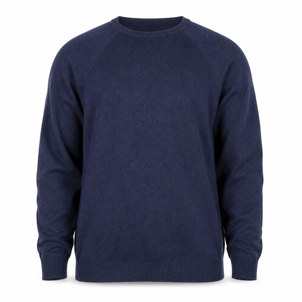 Front view of 3FJ Men’s Blue jumper M - Comfort & Style