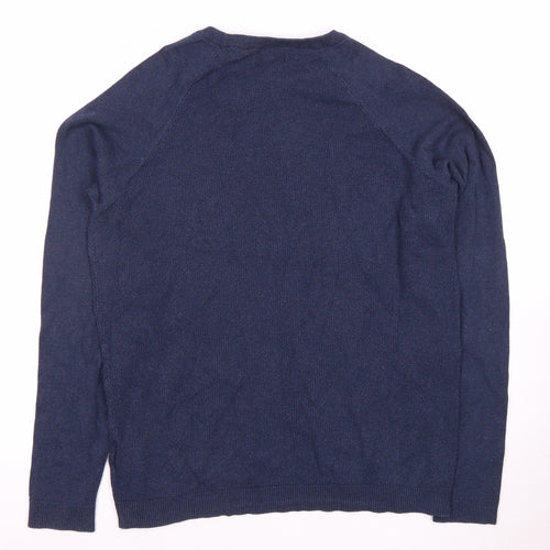 3FJ Men’s Blue Pullover Jumper M - Comfort & Style