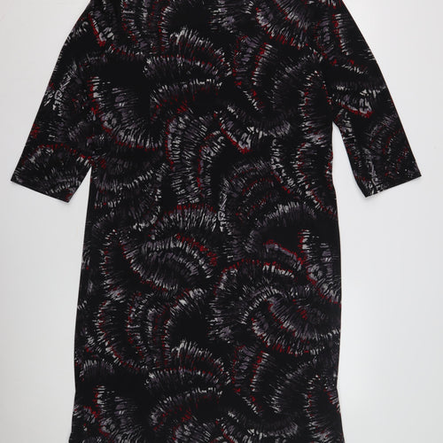 Windsmoor Women's Black Dress 3/4 Sleeve Size 16