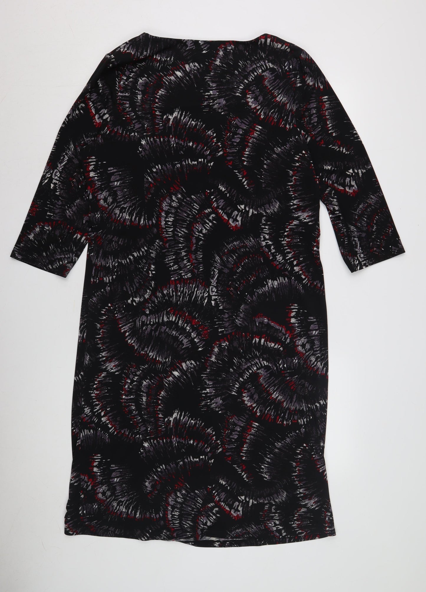 Windsmoor Women's Black Dress 3/4 Sleeve Size 16
